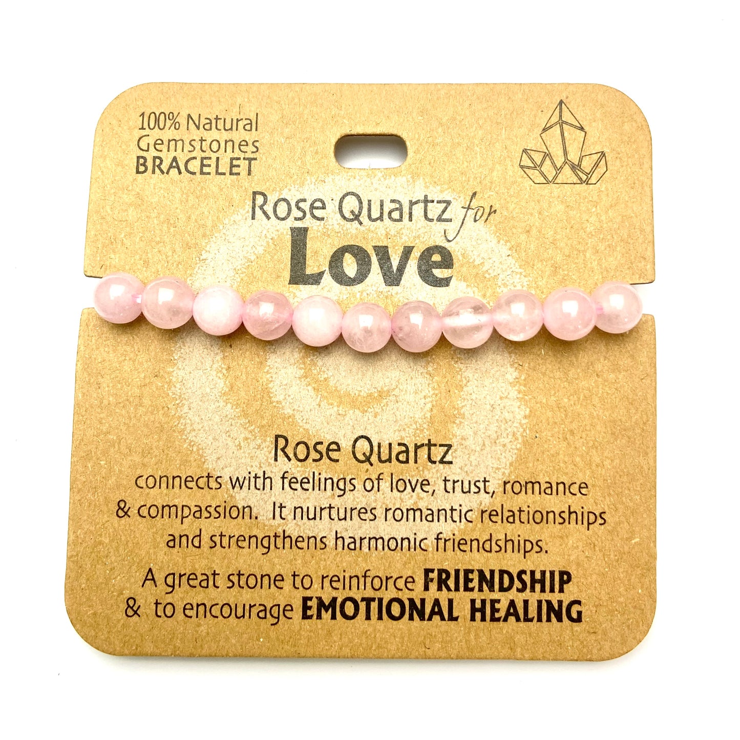 Rose Quartz for Love - Beaded Bracelet