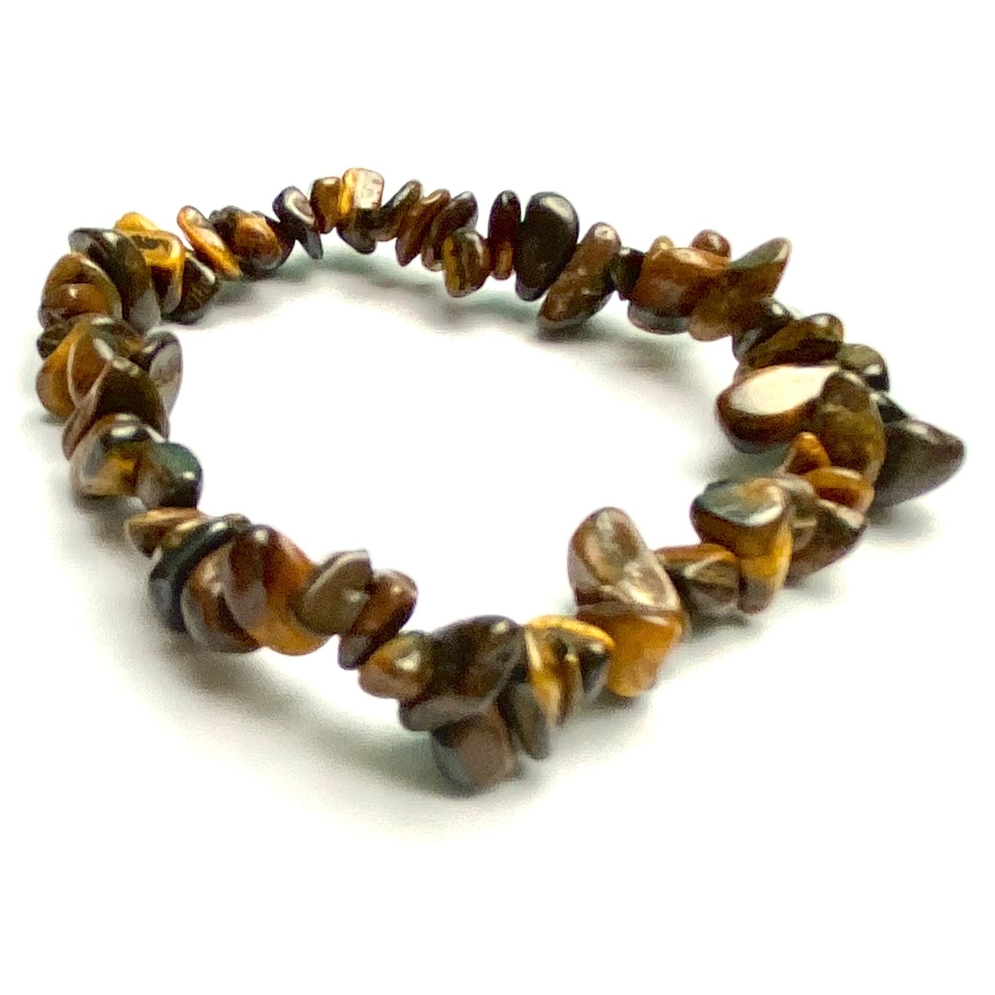 Tigers Eye - Chipped Crystal Bracelet