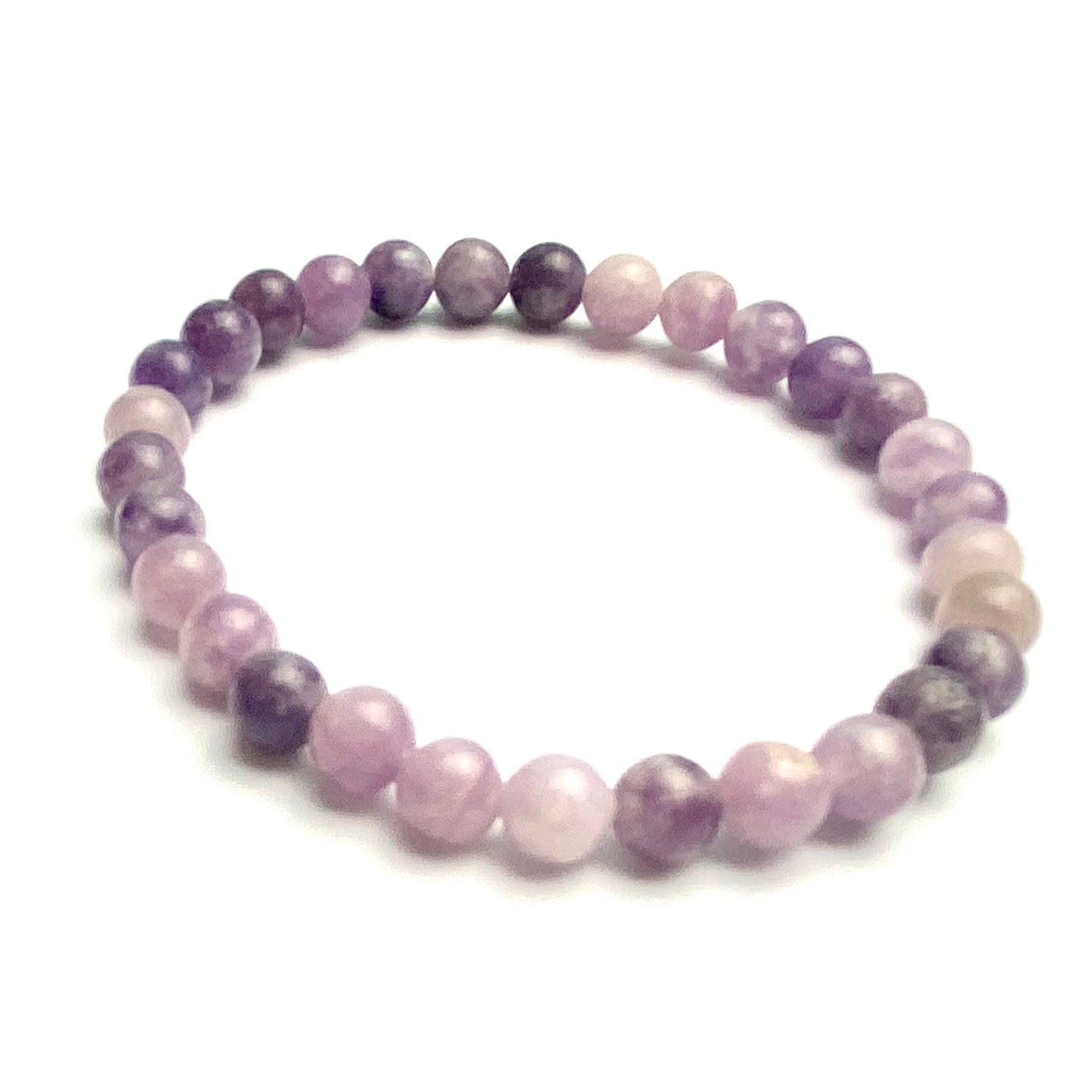 Lepidolite - Beaded Crystal Bracelet