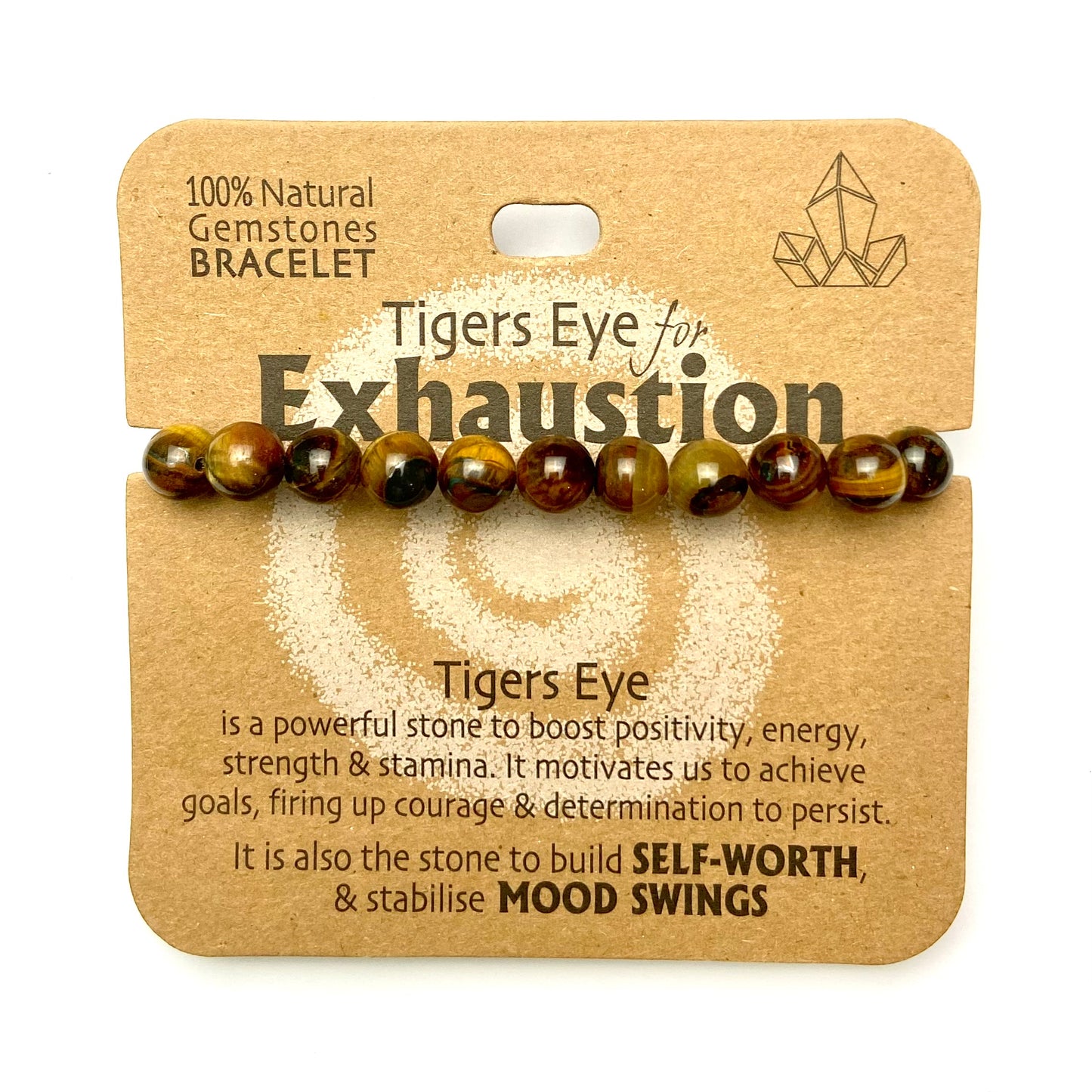 Tigers Eye for Exhaustion - Beaded Bracelet