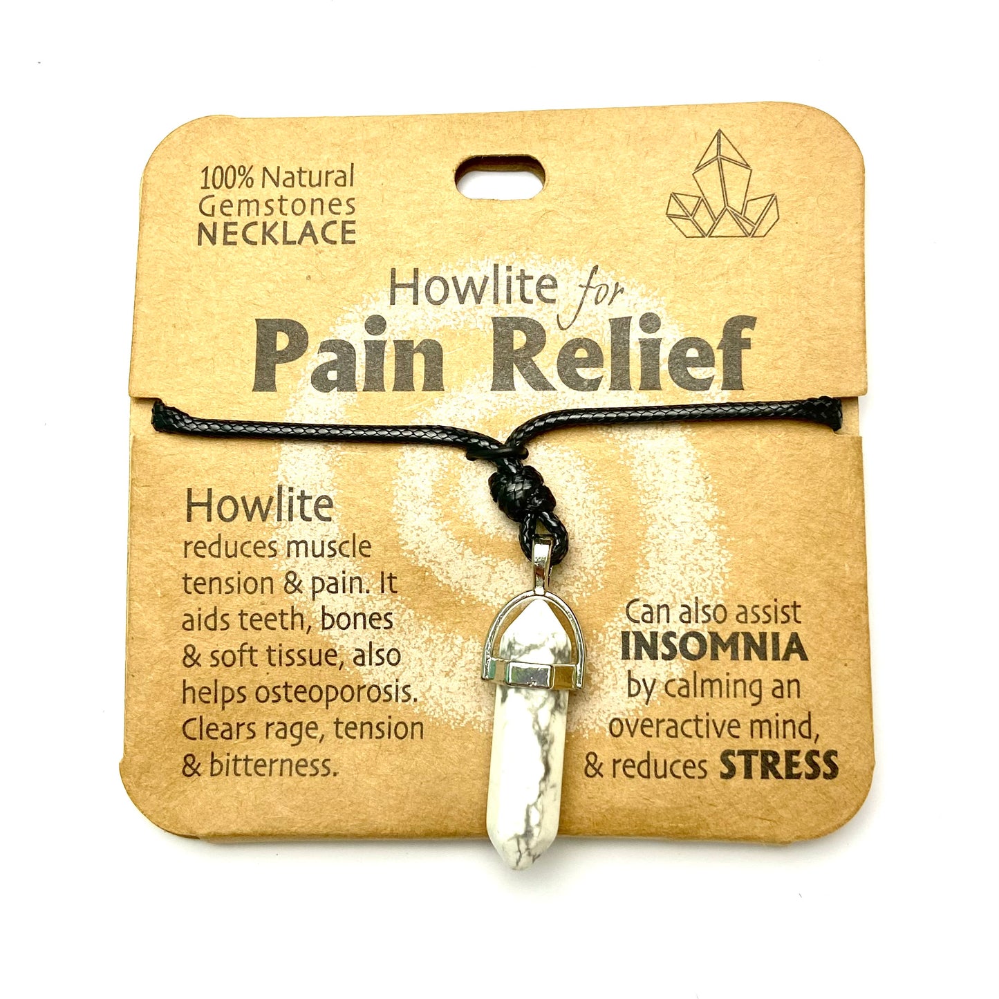 Howlite for Pain Relief - Necklace