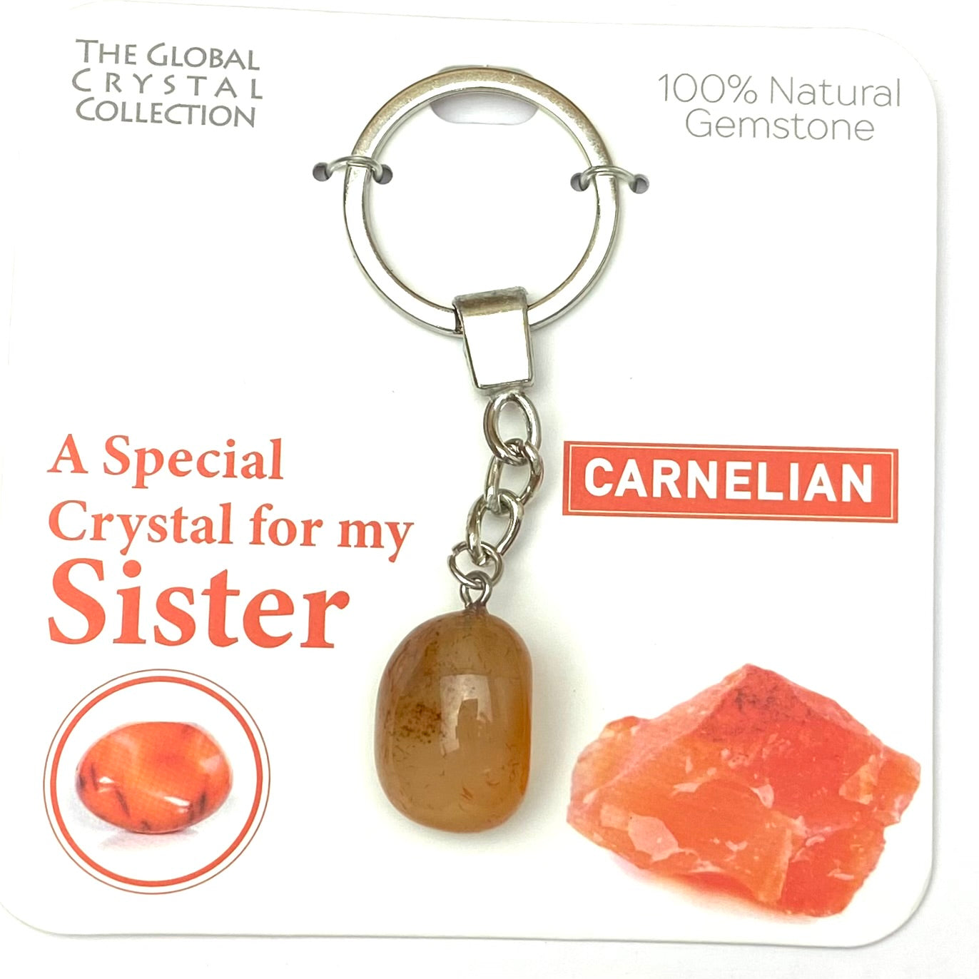 A Special Crystal For My Sister - Keyring