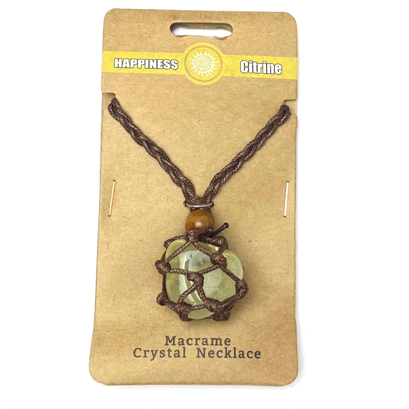 Happiness - Macrame Necklace