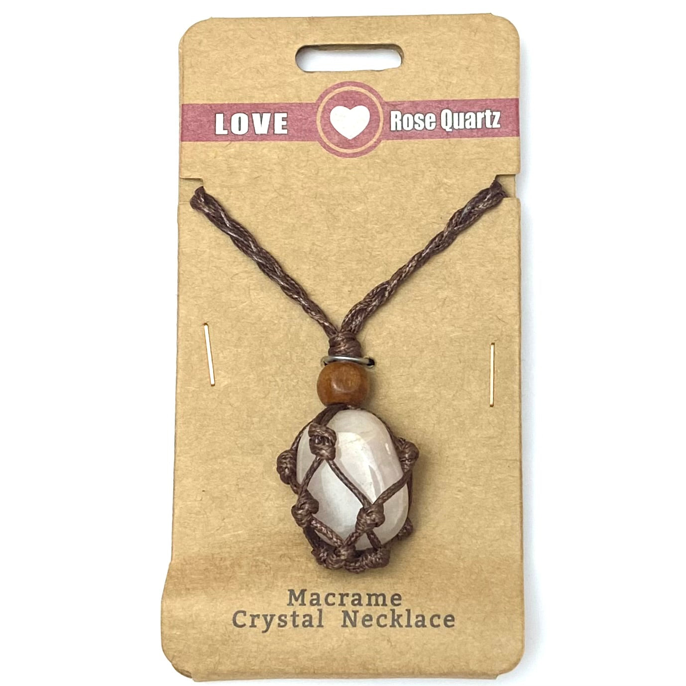 Love - Macrame Necklacee