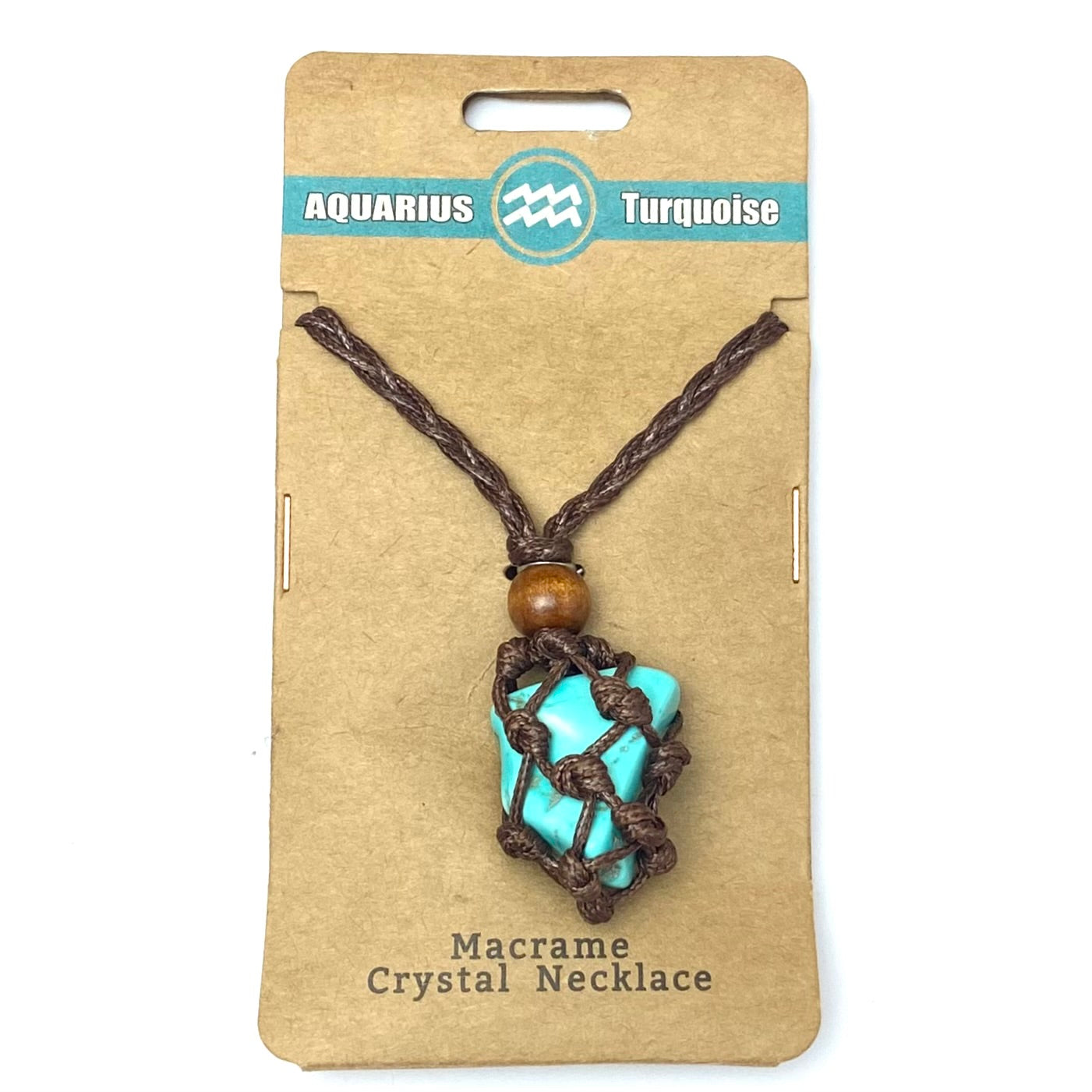 Aquarius - Macrame Necklace
