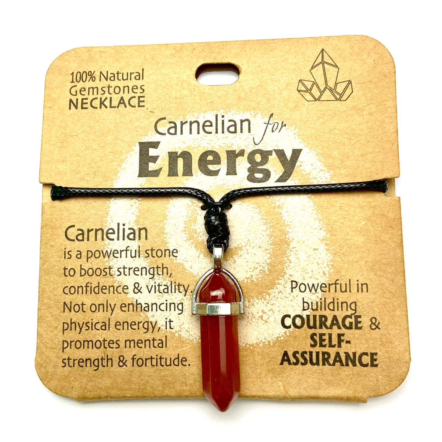 Carnelian for Energy - Necklace