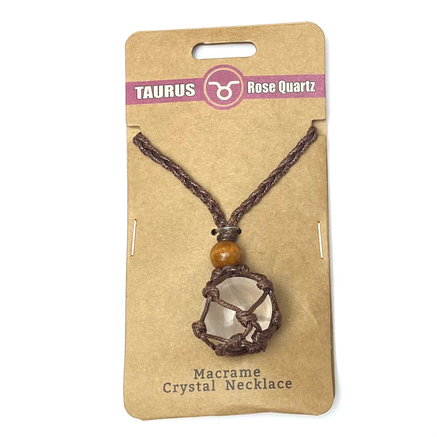 Taurus - Macrame Necklacee