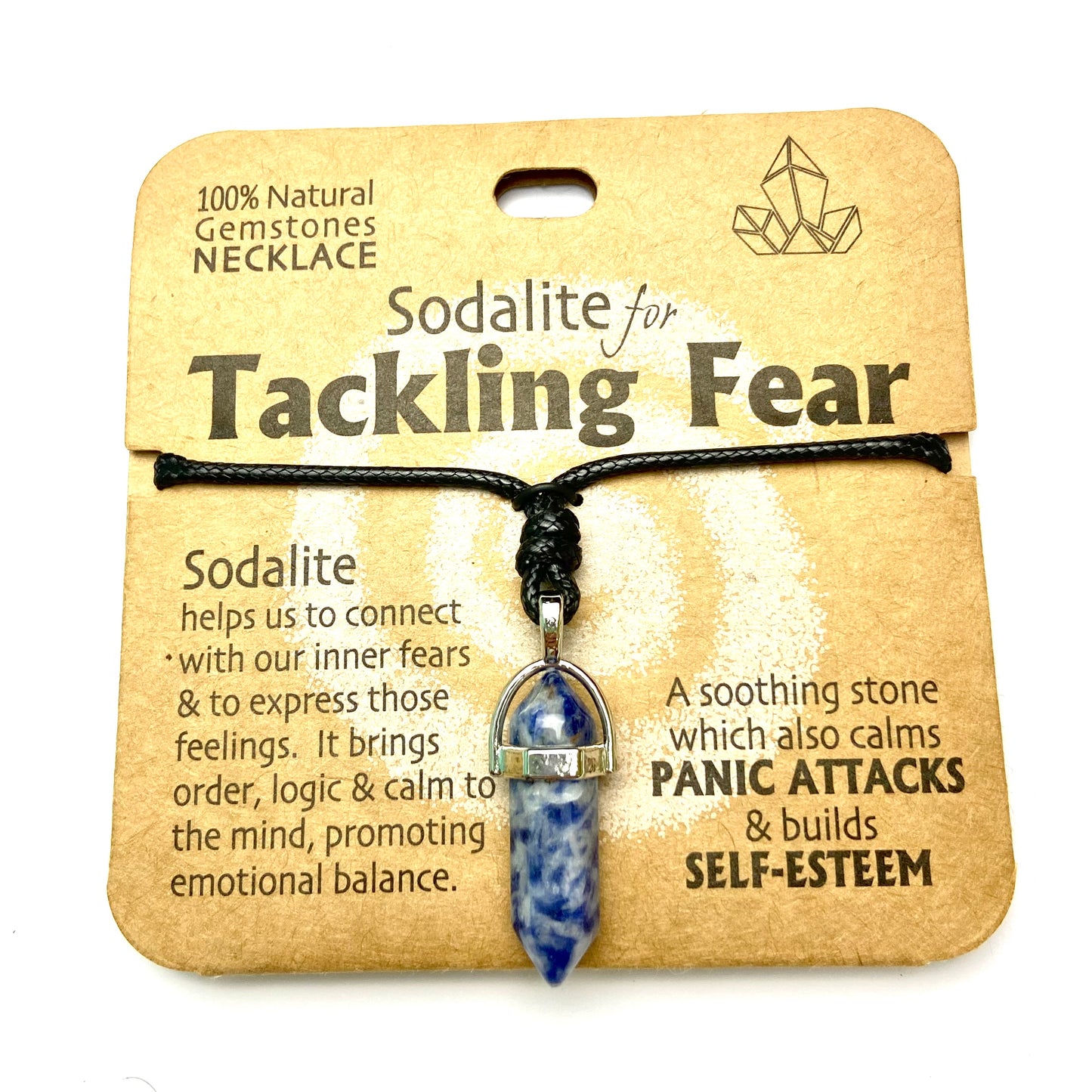 Sodalite for Tackling Fear - Necklace