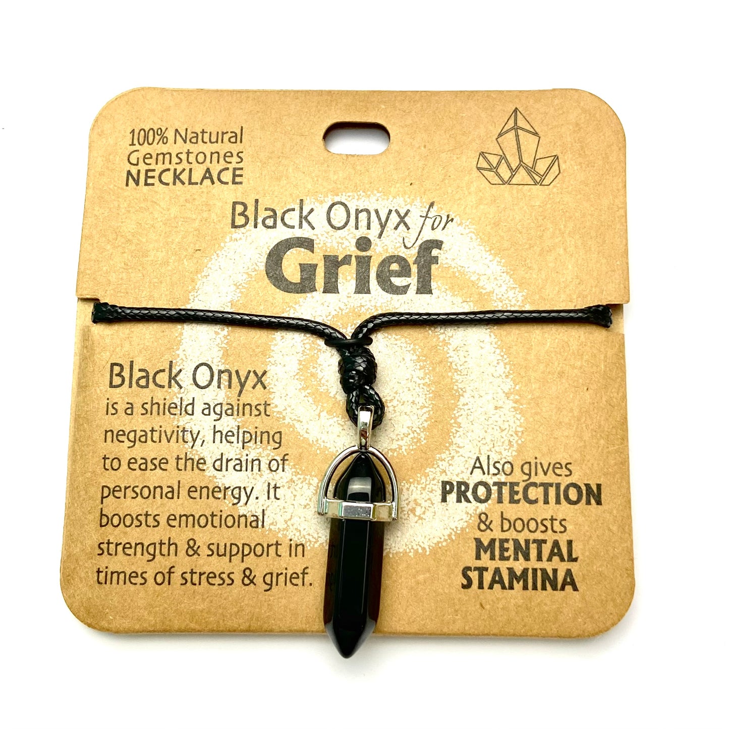 Black Onyx for Grief - Necklace