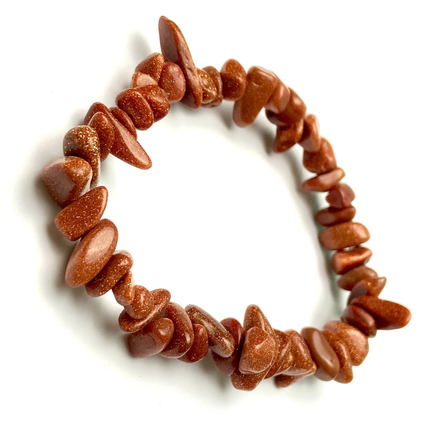 Goldstone - Chipped Crystal Bracelet