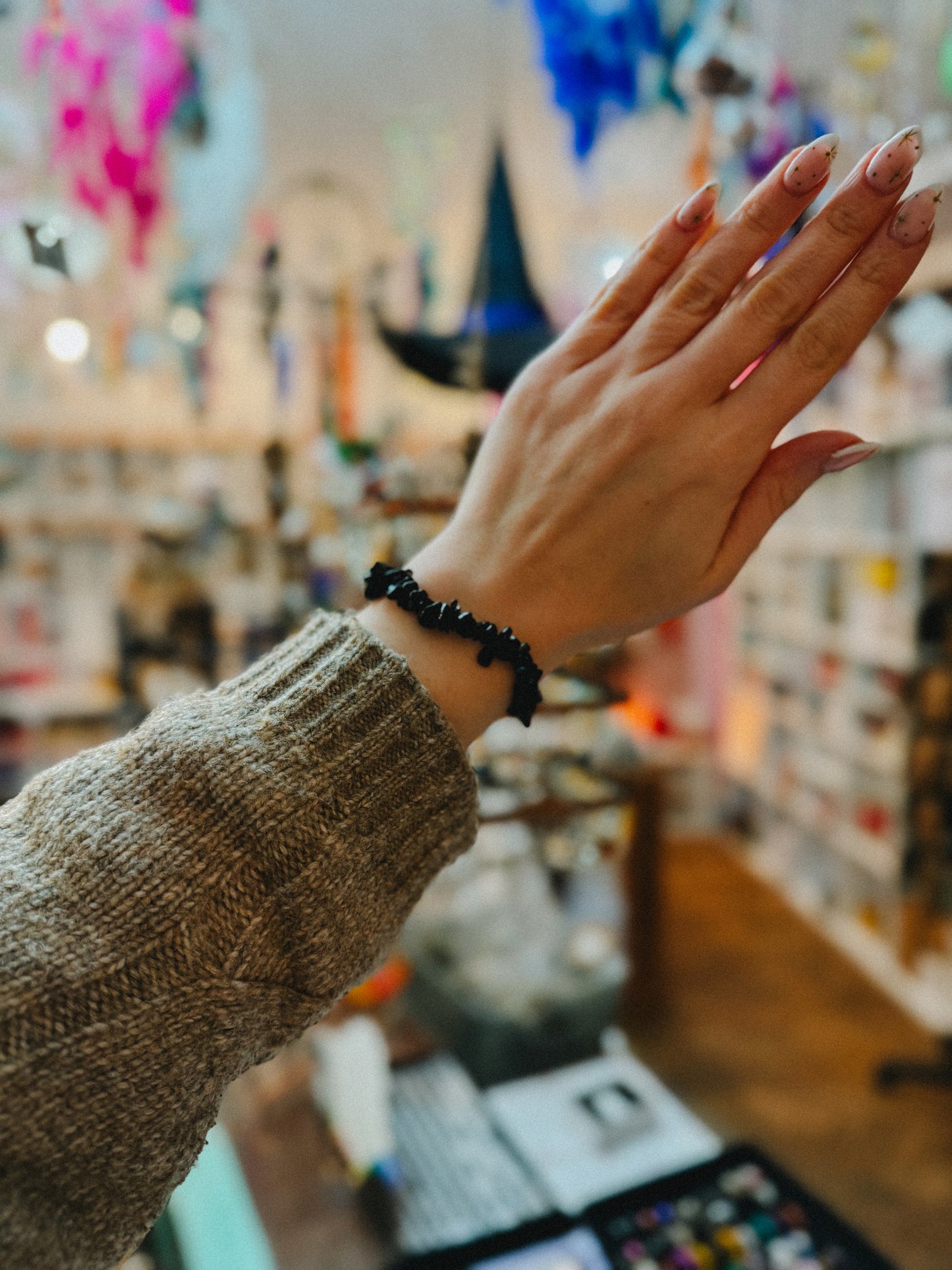 Black Onyx - Chipped Bracelet