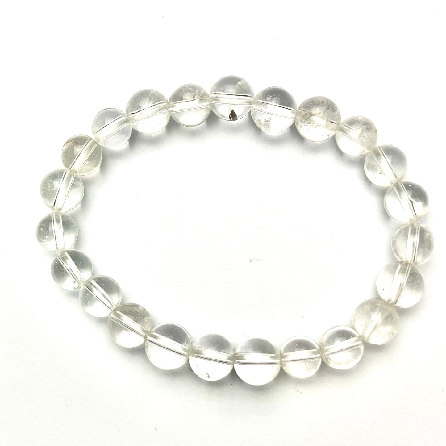 Clear Quartz - Crystal Bead Bracelet