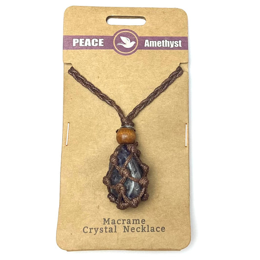 Peace - Macrame Necklace