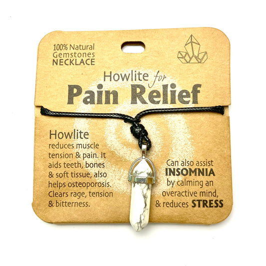 Howlite for Pain Relief - Necklace