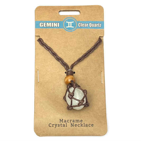 Gemini - Macrame Necklace