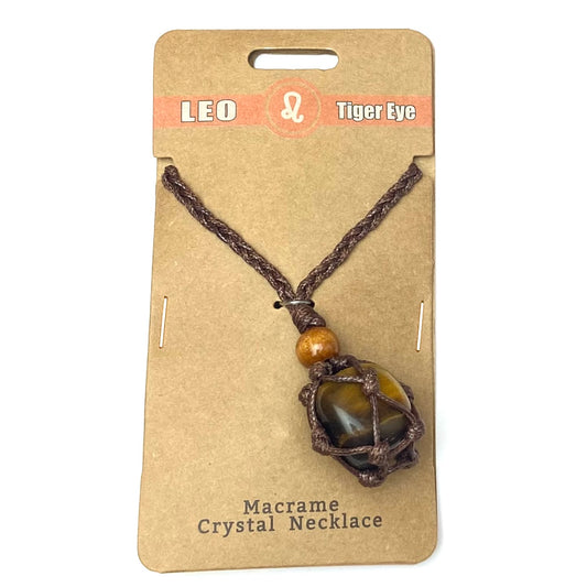 Leo - Macrame Necklace