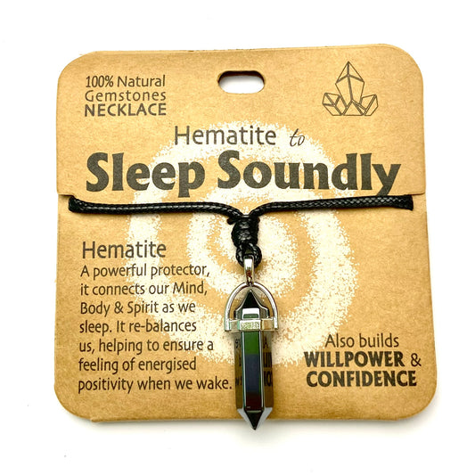 Hematite for Sleep Soundly - Necklace
