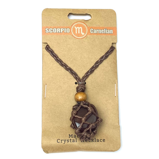 Motivation - Macrame Necklacee
