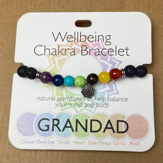 Grandad - Wellbeing Chakra Bracelet