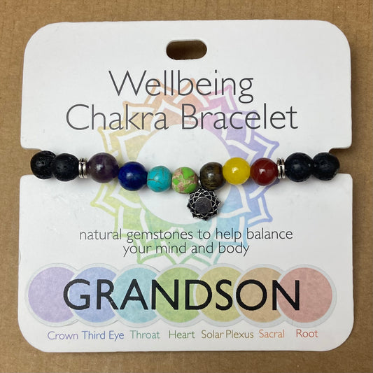 Grandson - Wellbeing Chakra Bracelet