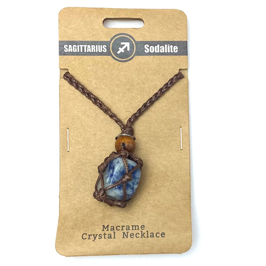 Sagittarius - Macrame Necklace