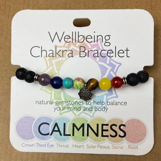 Calmness - Wellbeing Chakra Bracelet