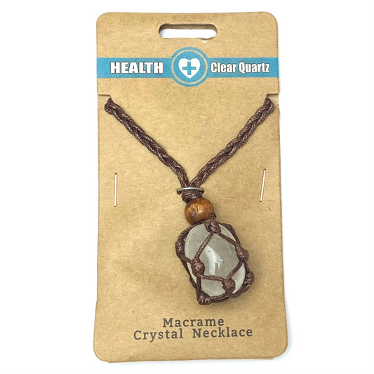 Health - Macrame Necklace
