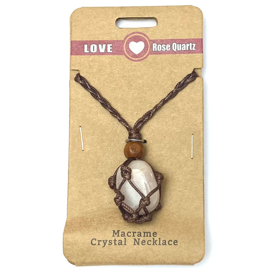 Love - Macrame Necklacee