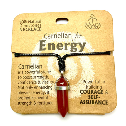 Carnelian for Energy - Necklace