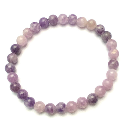 Lepidolite - Beaded Crystal Bracelet