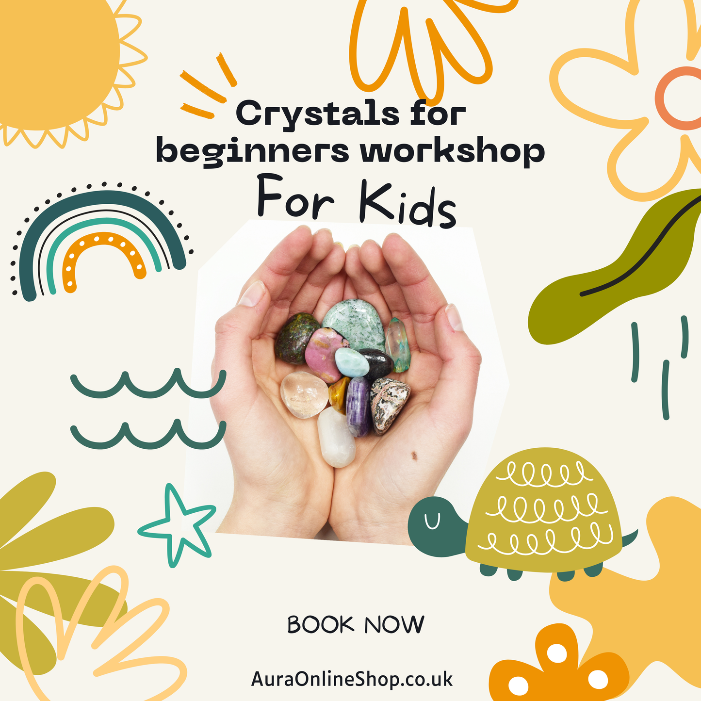 Crystals for beginners - Workshop - Kids (7-12 years)