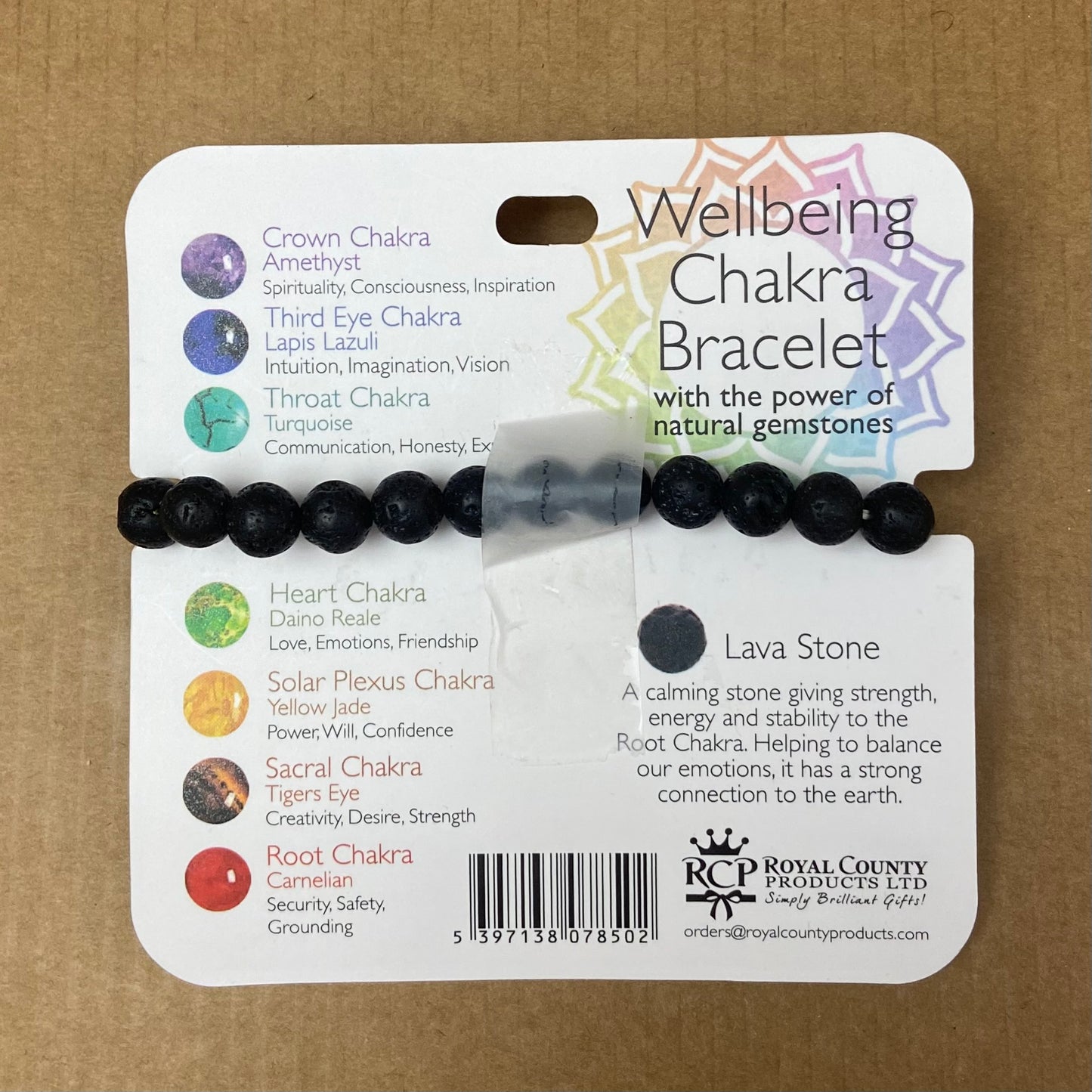 Calmness - Wellbeing Chakra Bracelet