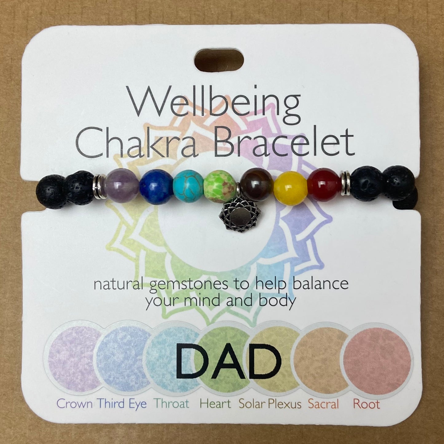 Dad - Wellbeing Chakra Bracelet