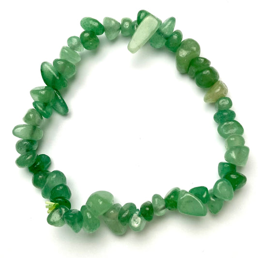 Green Aventurine - Chipped Crystal Bracelet